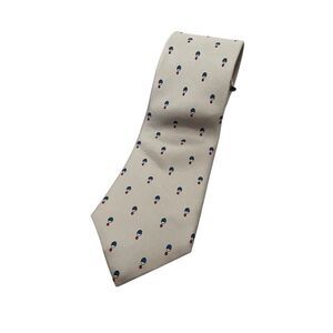 Yves Saint Laurent Vintage Gray Dot‎ Pattern 100% Silk Men’s Neck Tie